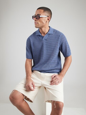 Only & Sons Kampsun 'ONSNYLE', värv sinine: eest vaates