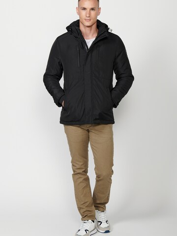 KOROSHI Between-Seasons Parka in Black