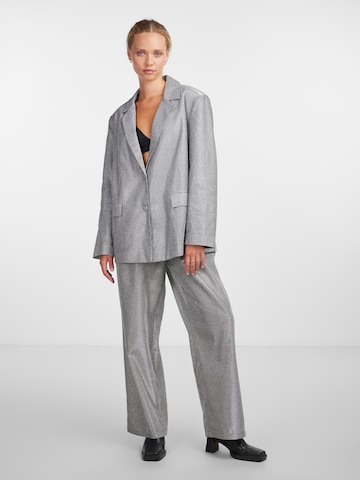 PIECES Blazer 'GLITTY' in Grey