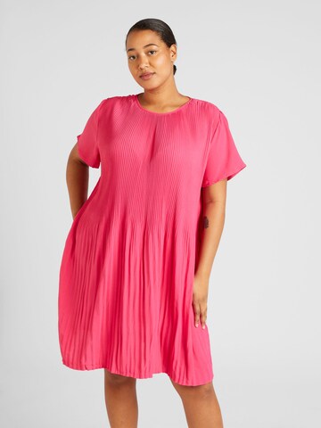 Robe 'Badotte' ONLY Carmakoma en rose : devant