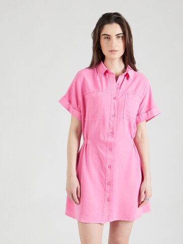 LTB Shirt Dress 'ROKEDE' in Pink: front