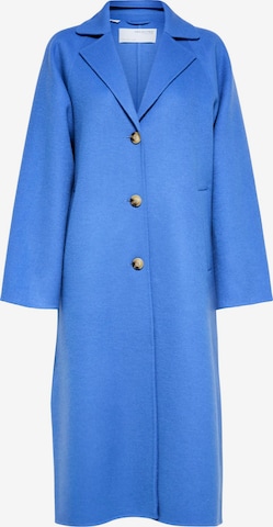 SELECTED FEMME Between-Seasons Coat 'TAMA' in Blue: front