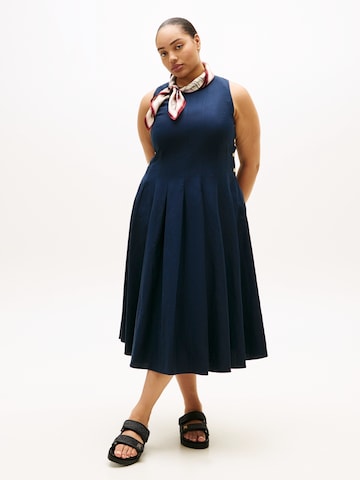 Tommy Hilfiger Curve Dress in Blue: front