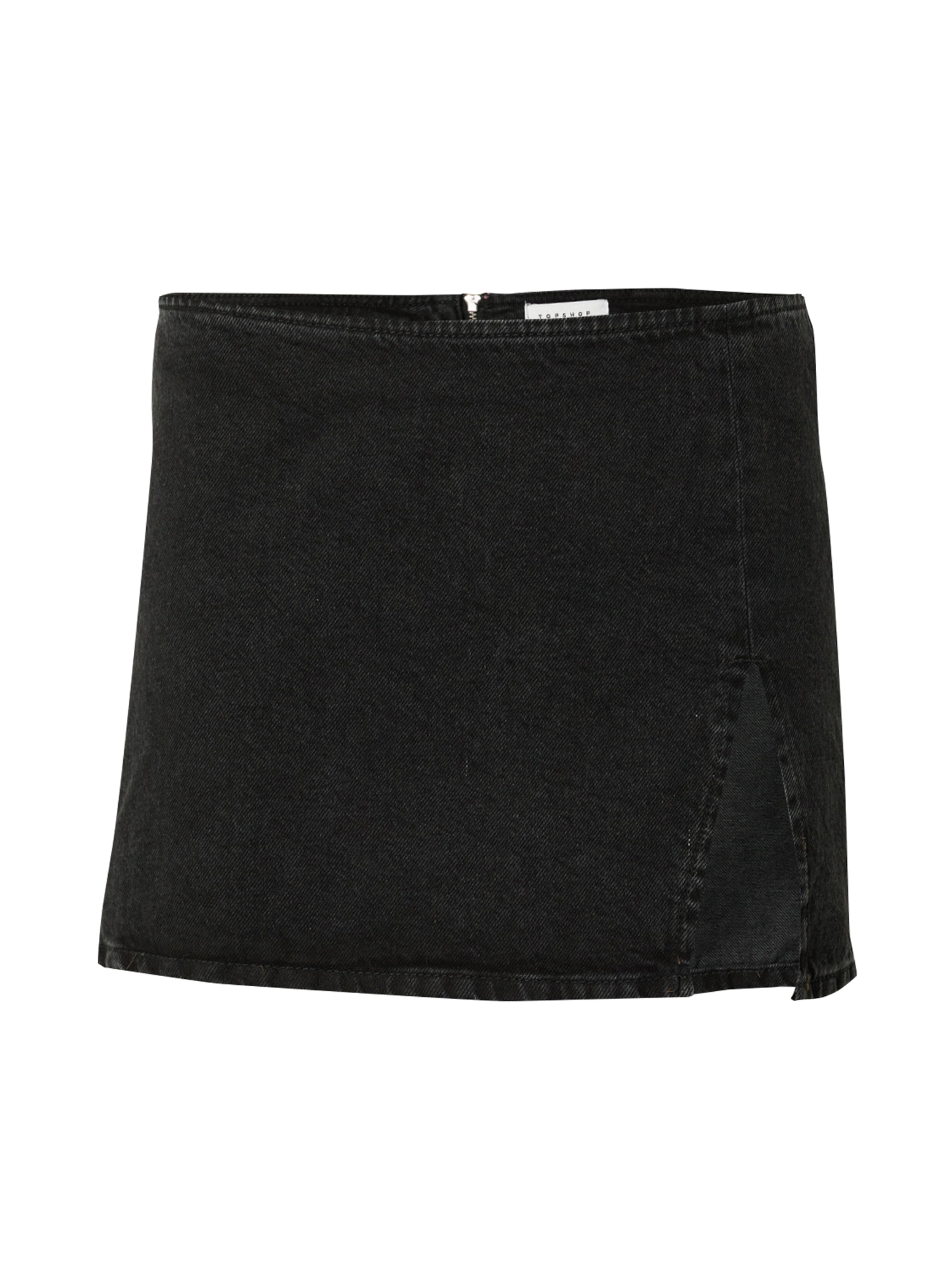 TOPSHOP Φούστα σε μαύρο: μπροστά