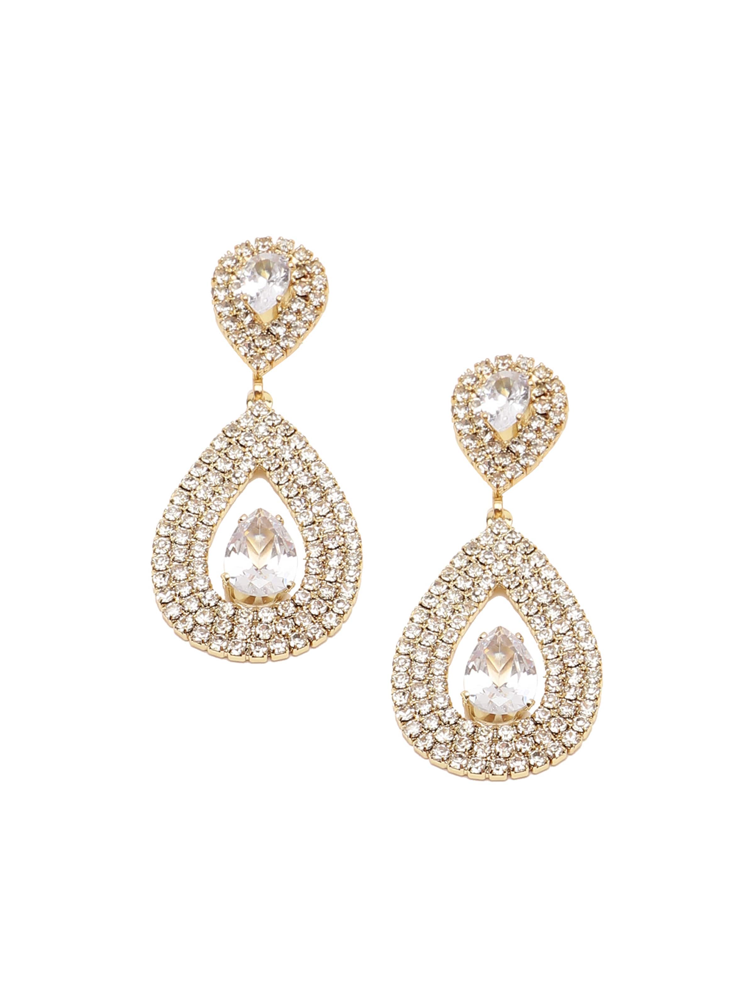 auksinė SOHI Auskarai 'Deepti': priekis