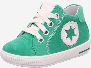 SUPERFIT First-Step Shoes 'Moppy' in Green: front