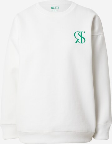 River Island Sweatshirt in White: front