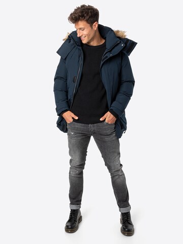 Superdry Parka 'Everest' in Blau