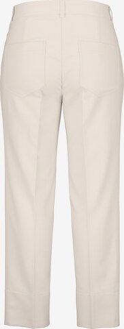 Ulla Popken Regular Pleated Pants in Beige