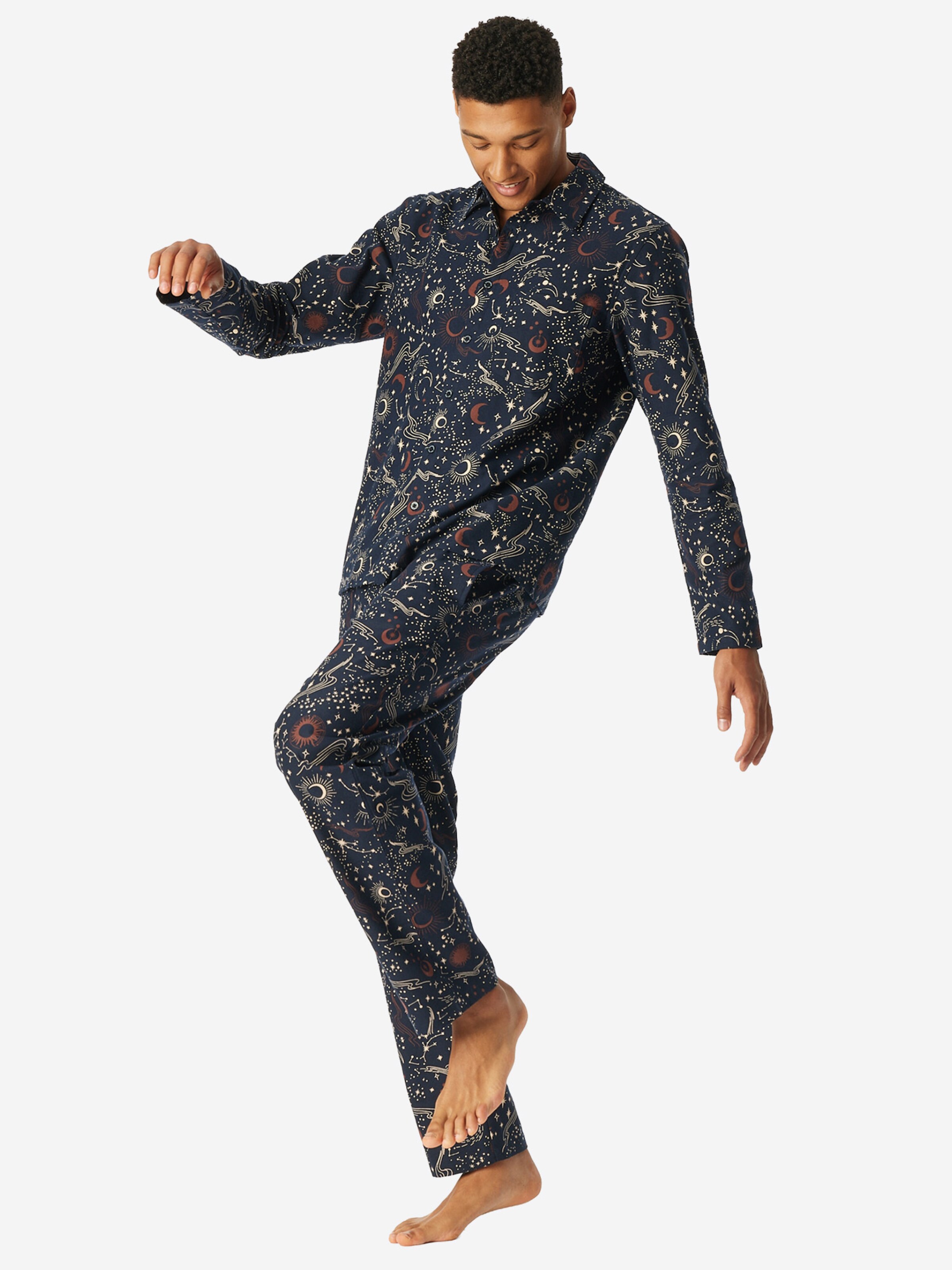 Pyjama long ' X-Mas Gifting Sets ' SCHIESSER en bleu