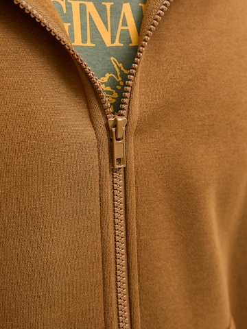 JACK & JONES Sweatvest 'JJBradley' in Bruin