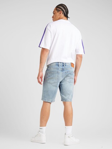 MUSTANG Loosefit Shorts 'DENVER' in Blau