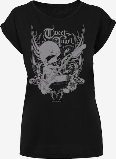 F4NT4STIC Shirt 'Looney Tunes Tweety Pie Rock' in grau / schwarz, Produktansicht