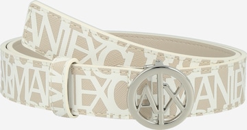 Ceinture ARMANI EXCHANGE en beige : devant