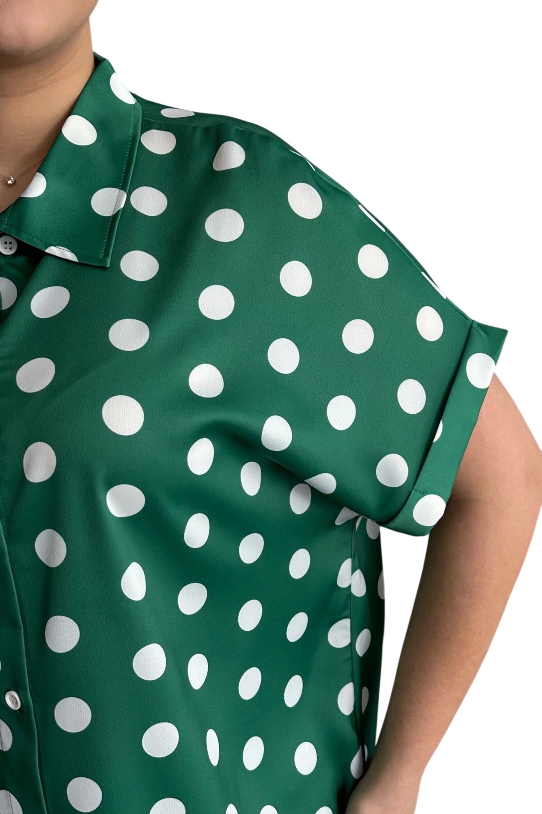 Stil Diva Blouse in Groen