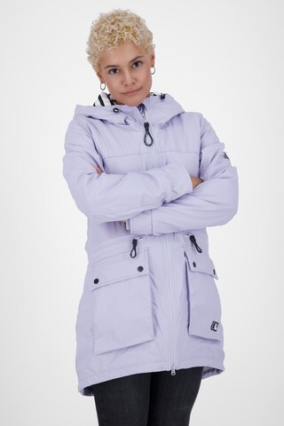 Manteau fonctionnel 'AudreyAK' Alife and Kickin en violet : devant