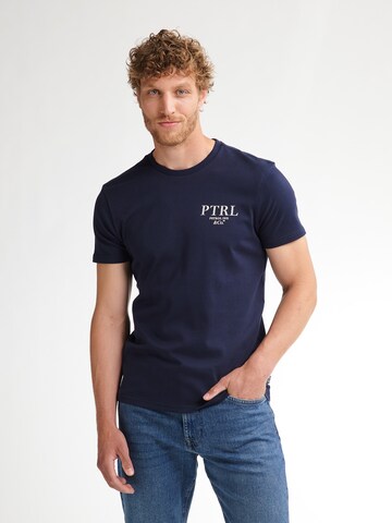 Petrol Industries T-Shirt 'Pawnee' in Blau: Vorderseite