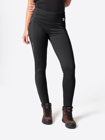 VAUDE Skinny Outdoorbroek 'Neyland' in Zwart: voorkant