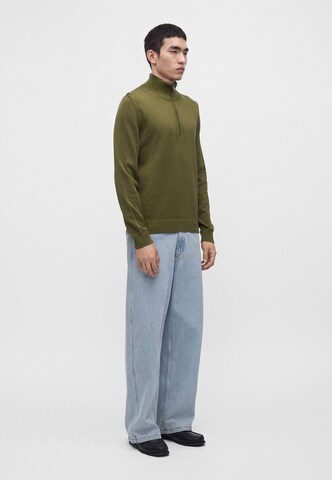 HUGO Sweater 'San Quintus' in Green