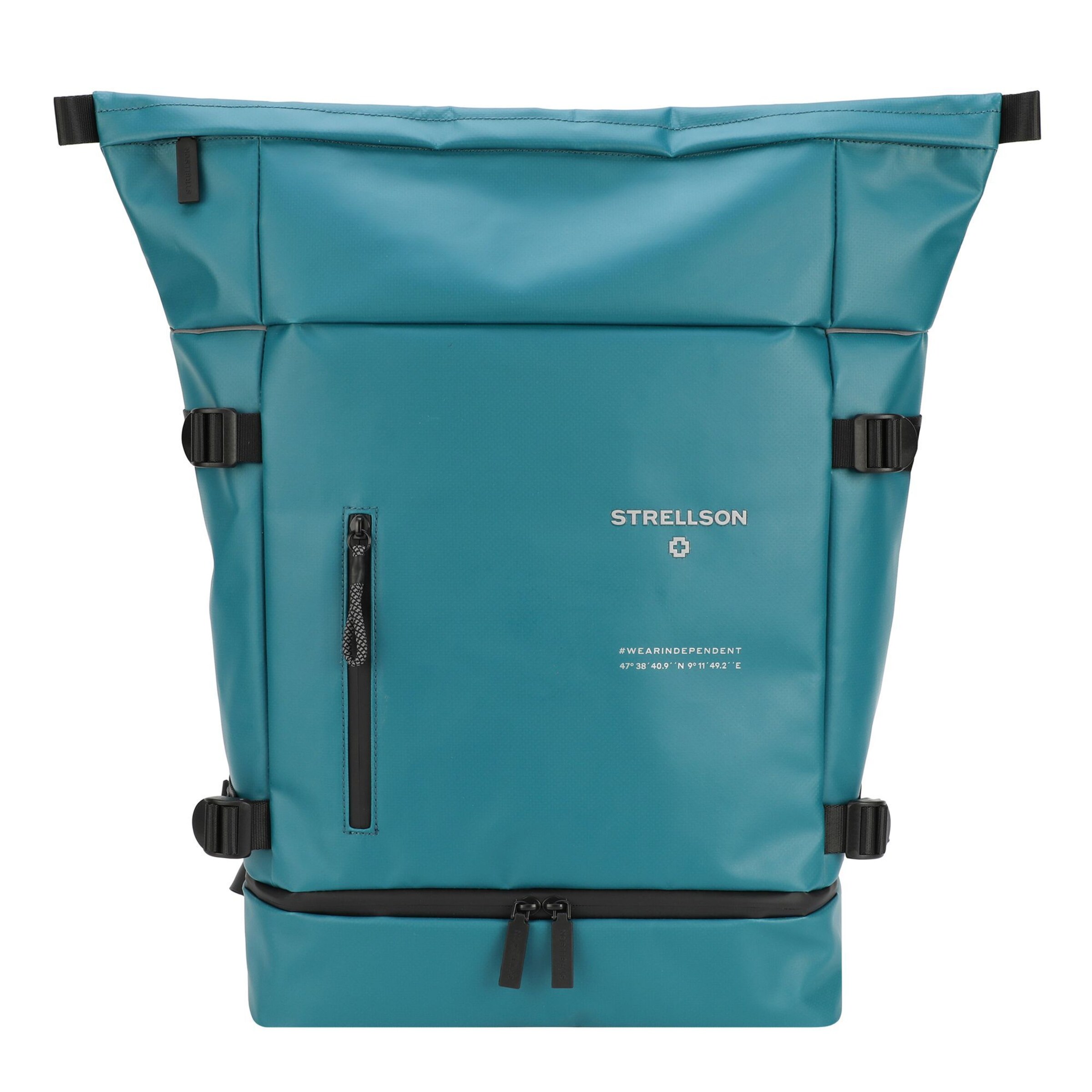 STRELLSON Rucksack 'Stockwell 2.0 Sebastian' in Blau: Vorderseite