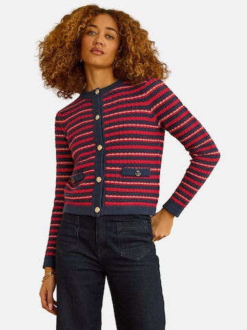 sarkans love & roses Adīta jaka: no priekšpuses