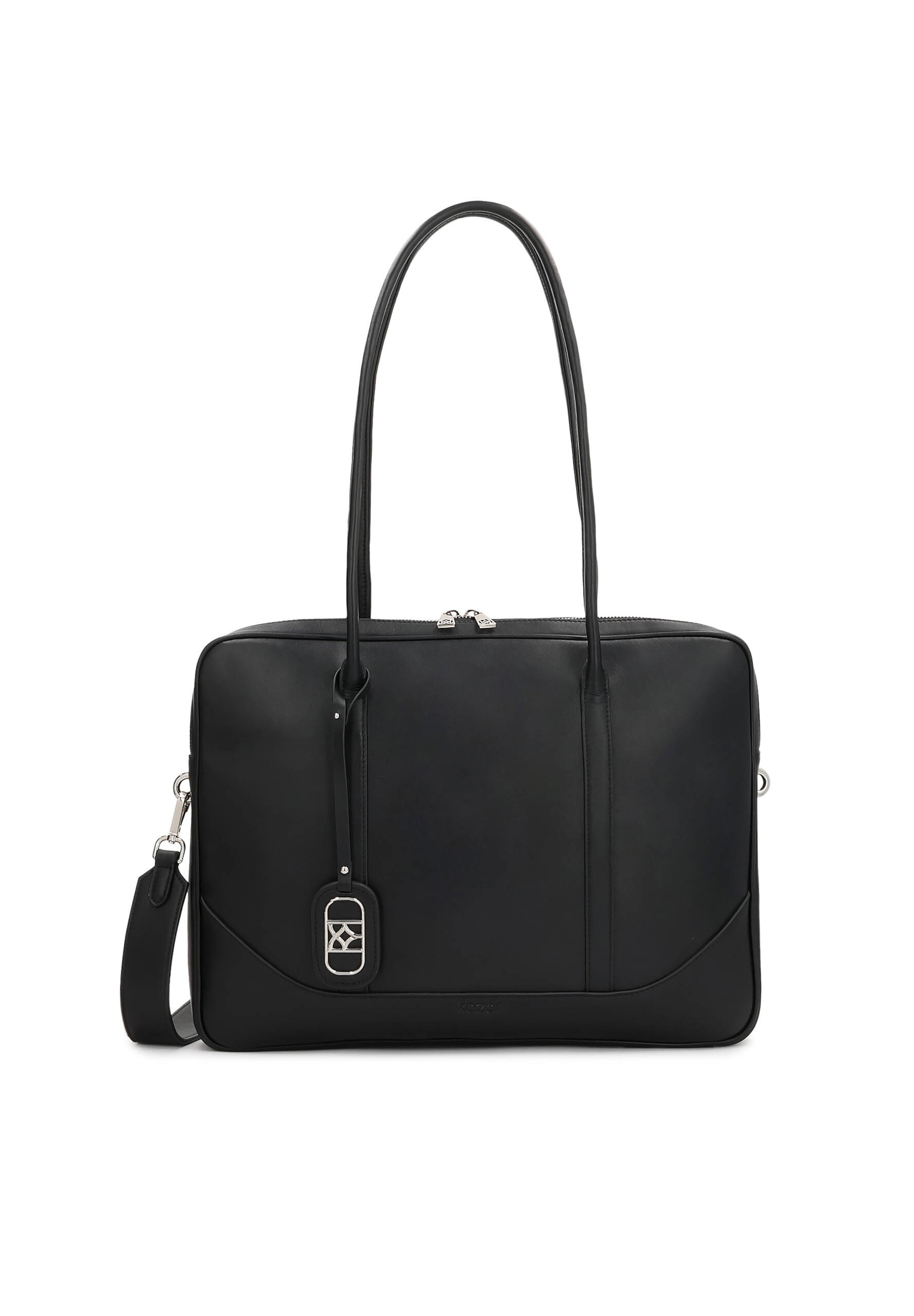 juoda Kazar Nešiojamo kompiuterio krepšys: priekis