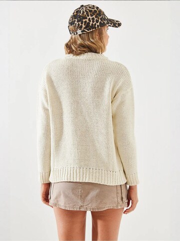 Pull-over 'Pullover' Bianco Lucci en beige