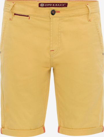 CIPO & BAXX Regular Shorts in Gelb: predná strana