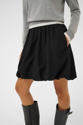 Jupe 'Kirsten' Kaffe en noir