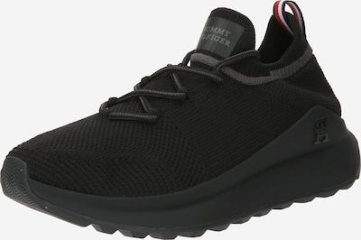 Sneaker low 'FUTURUNNER' TOMMY HILFIGER pe gri închis / roșu / negru / alb, Vizualizare produs