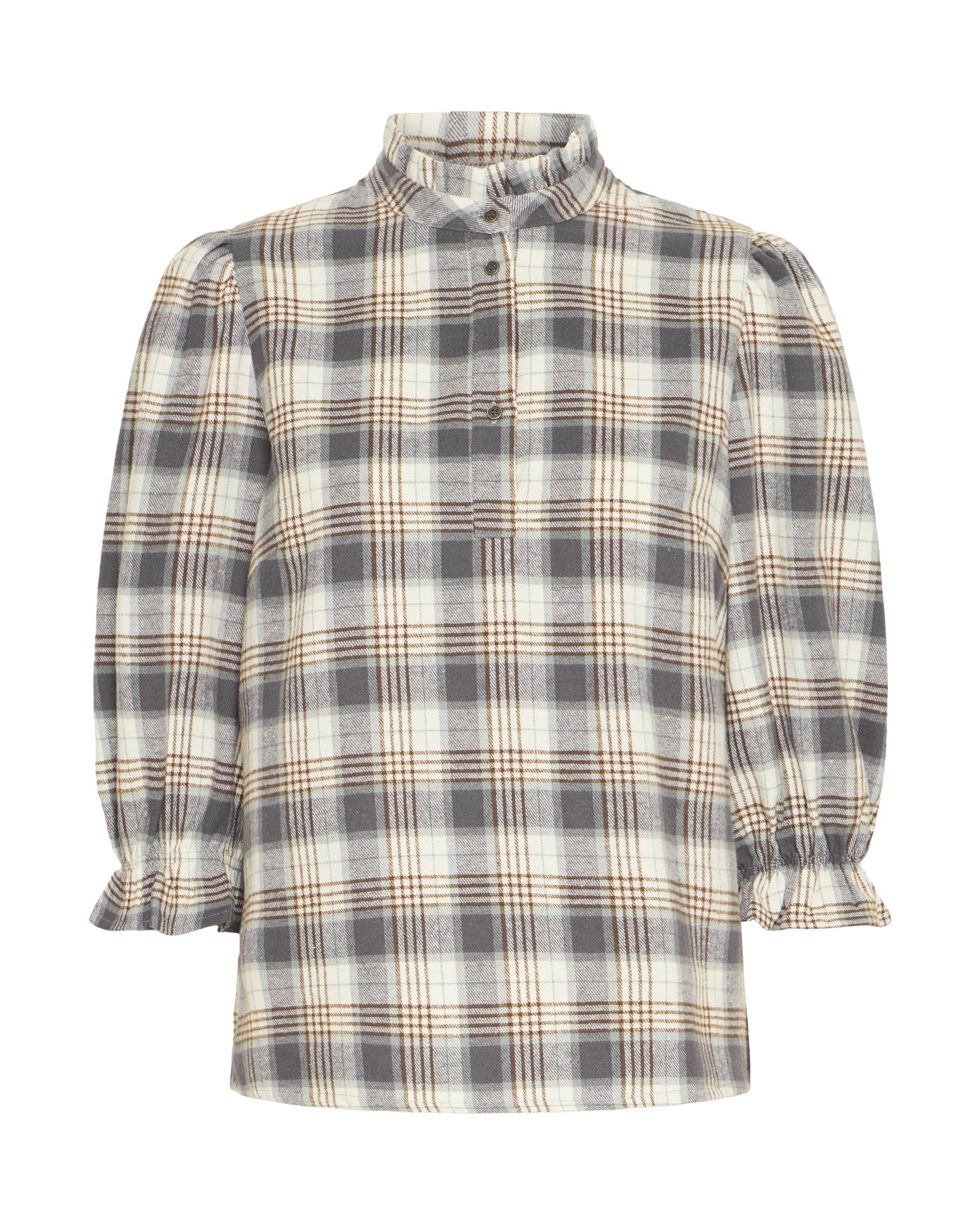 Pulz Bluse 'PZEVIE' i beige: forside