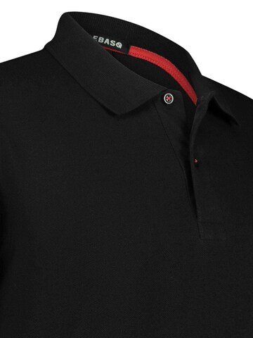 LEBASQ Shirt 'Chet's Piqué Polo'‌‌‌ in Schwarz