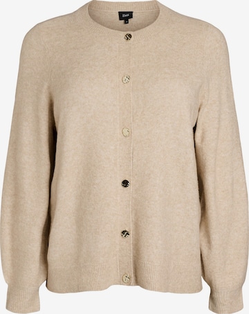 smėlio Zizzi Kardiganas 'CAVISTA': priekis