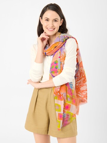 Écharpe CODELLO en rose : devant