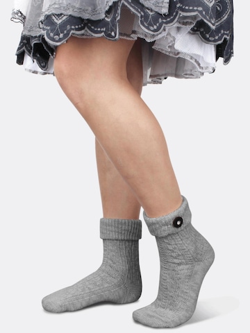 normani - Calcetines tradicionales en plata: frente