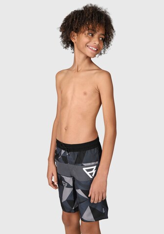 Brunotti Kids Athletic Swimwear in Grey