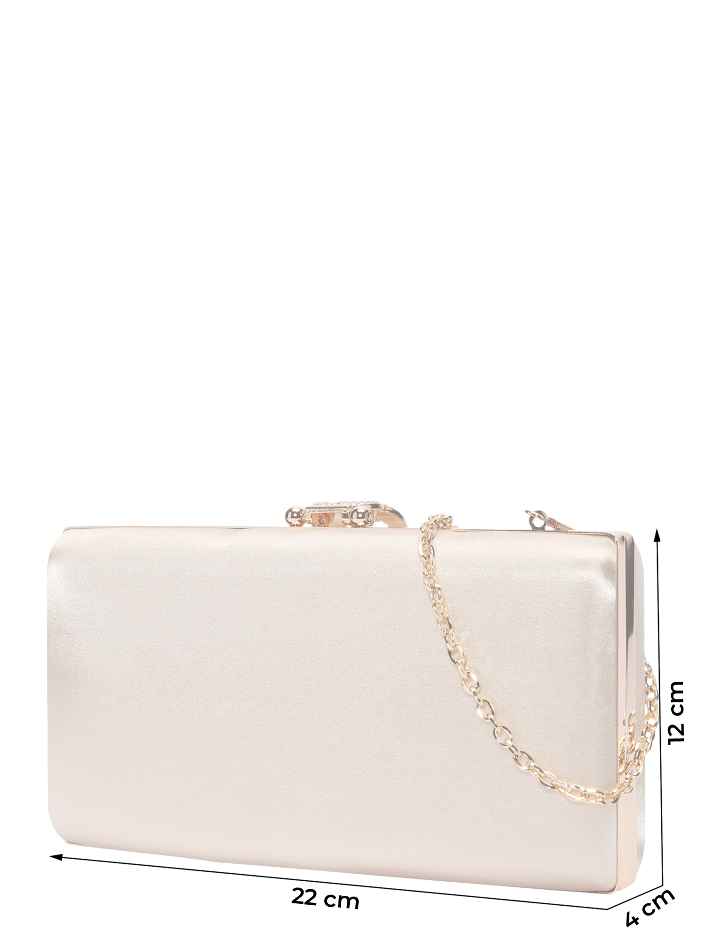 mascara Clutch in Gold