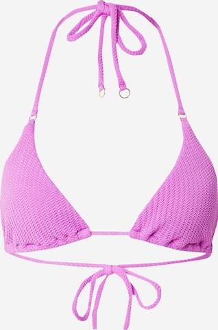 Triangolo Top per bikini di Seafolly in lilla: frontale