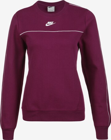 Sweat-shirt Nike Sportswear en violet : devant