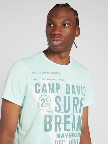 zaļš CAMP DAVID T-Krekls