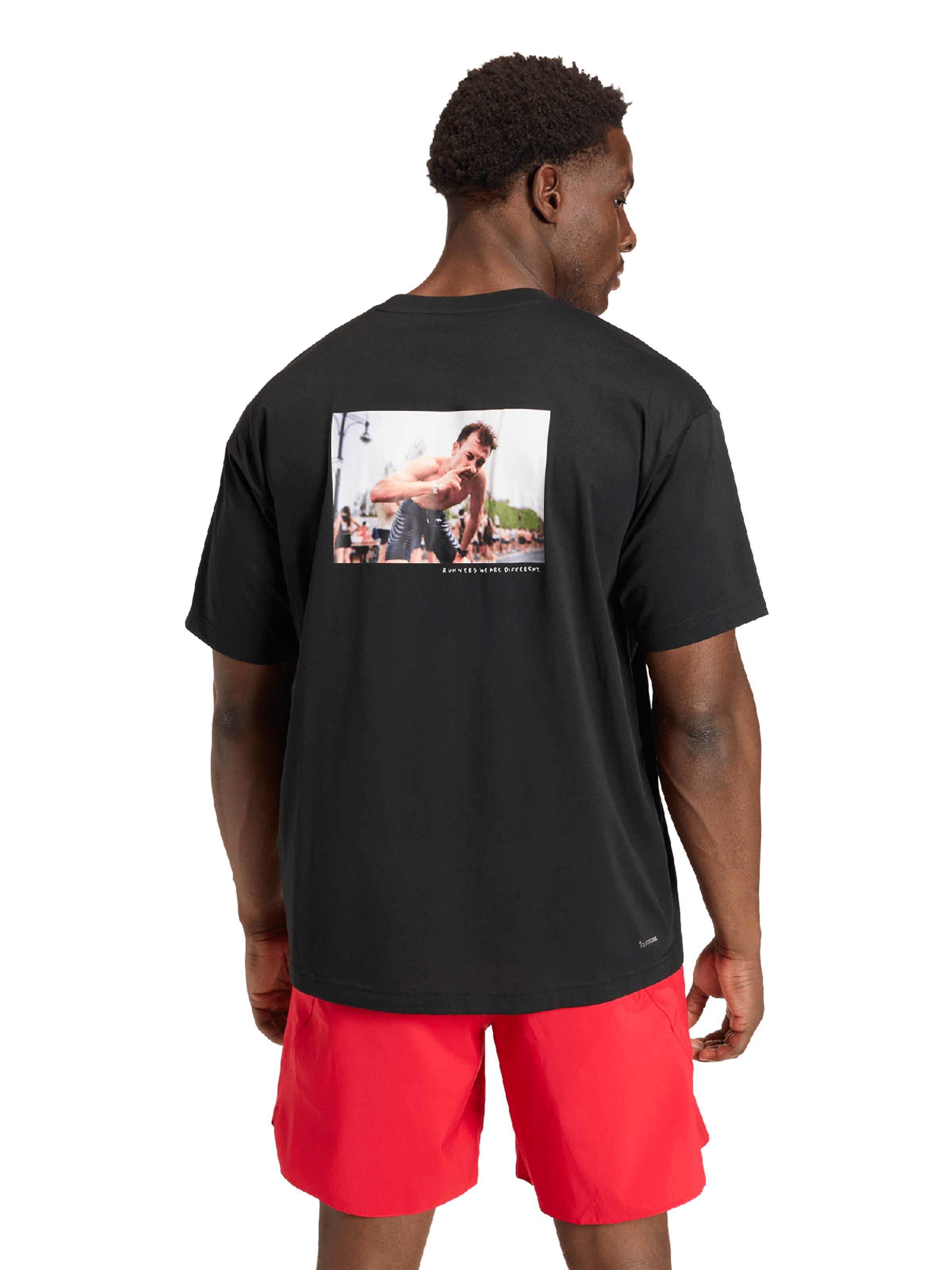 ADIDAS PERFORMANCE Функционална тениска 'RWAD' в черно: отпред