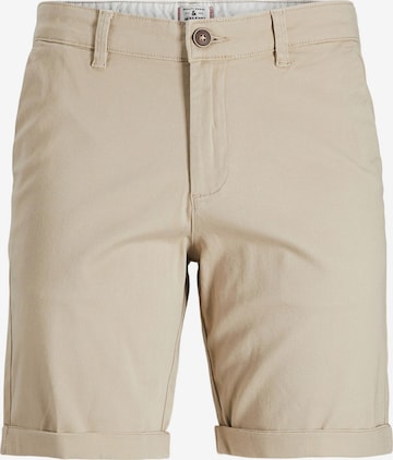 Regular Pantalon chino 'Dave' Jack & Jones Plus en beige : devant