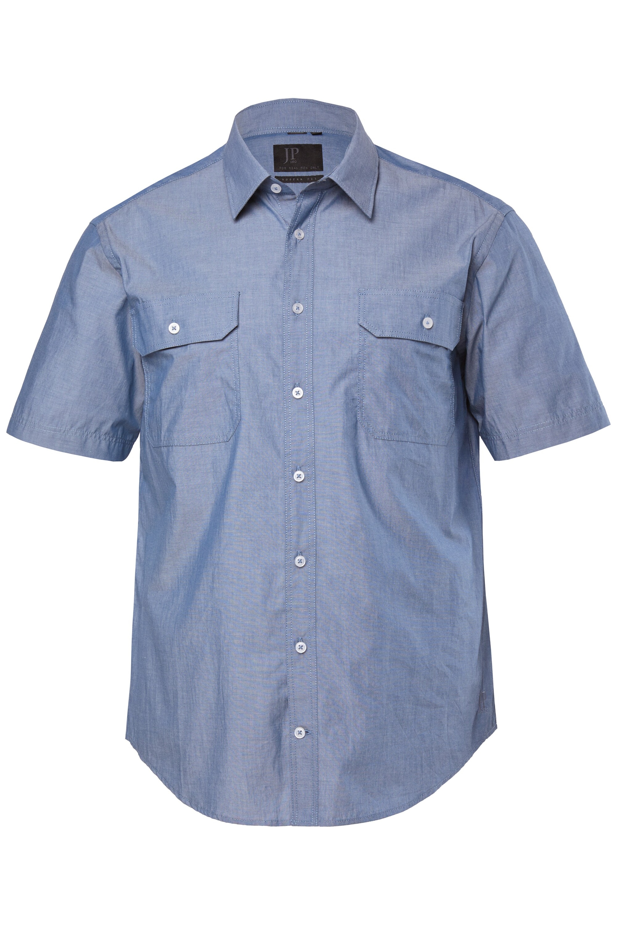 JP1880 Regular fit Button Up Shirt in Blue: front
