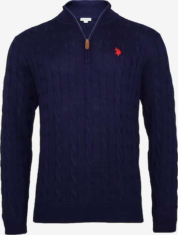 U.S. POLO ASSN. Sweater in Blue: front