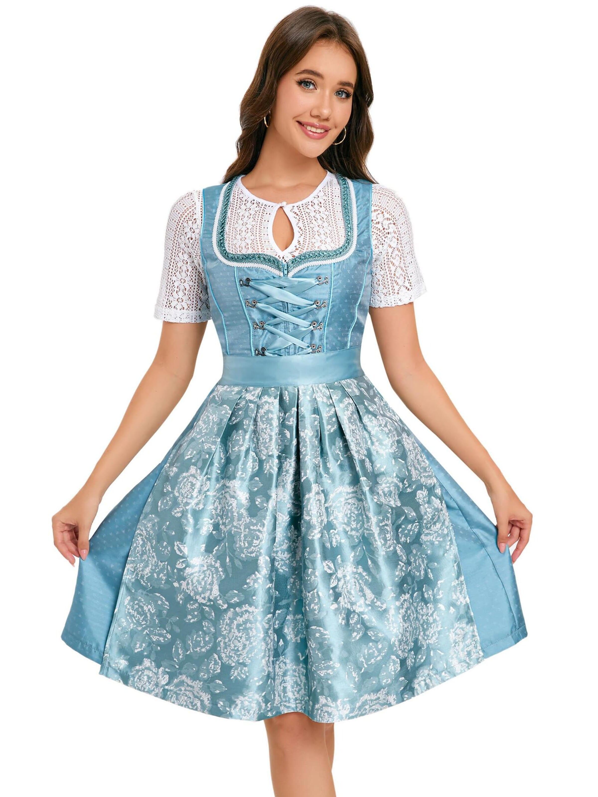 Yesfashion Dirndl‌‌‌‌ in Blau: Vorderseite