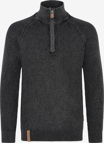 INDICODE JEANS - Pullover ' IDRocklyn ' em preto: frente