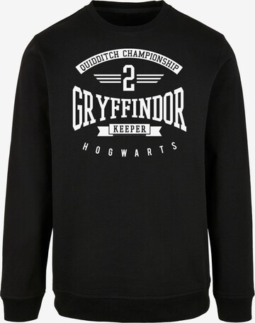 Felpa 'Harry Potter - Gryffindor Keeper' di ABSOLUTE CULT in nero: frontale