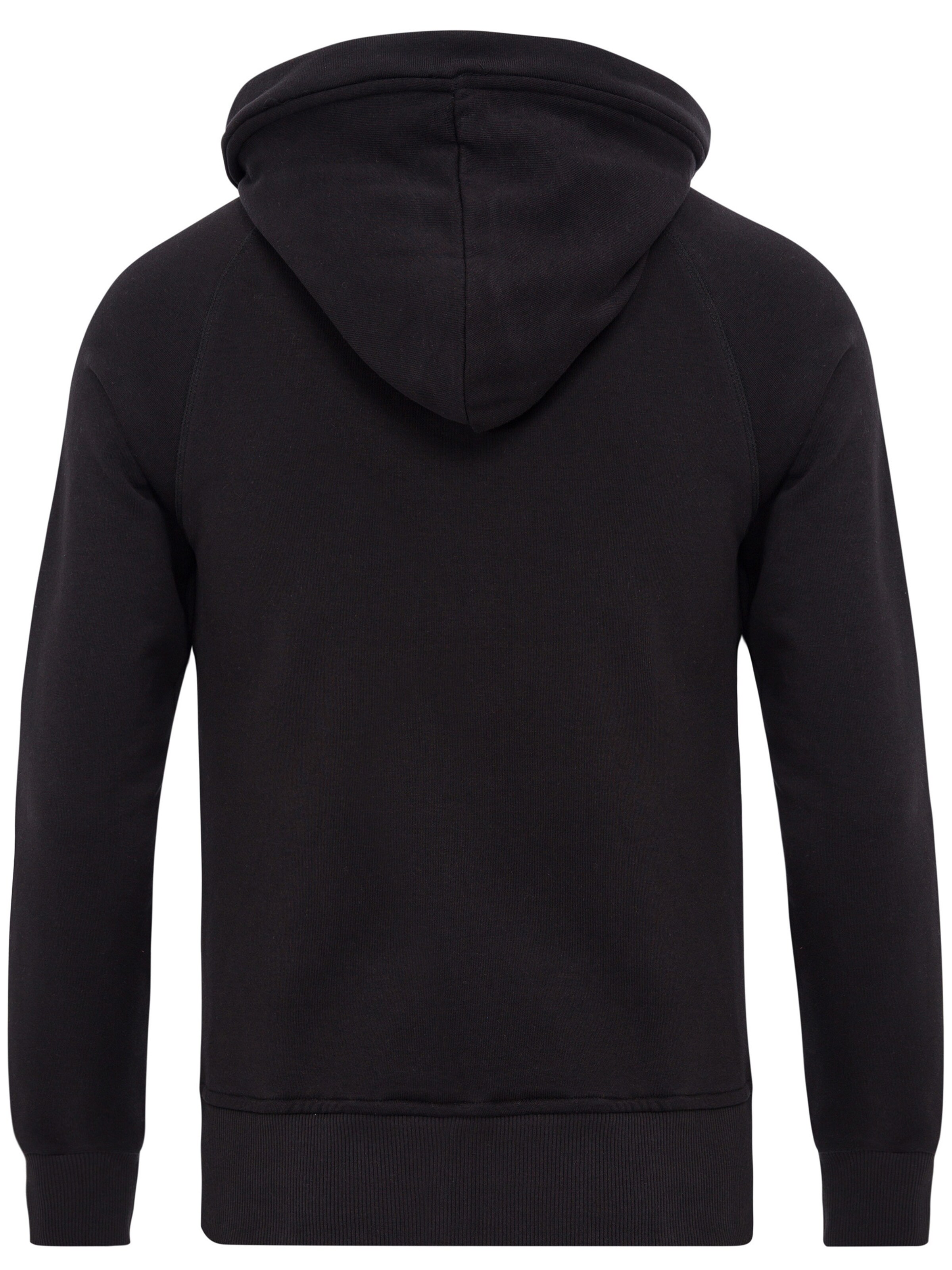 yazubi Zip-Up Hoodie 'Jacob' in Black