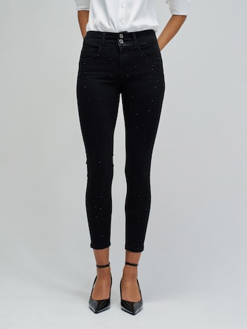 Salsa Jeans Skinny Jeans in Zwart: voorkant