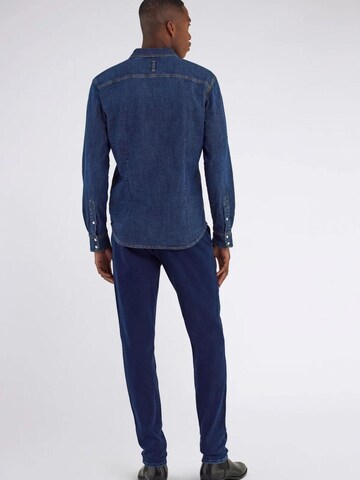 GAS Comfort fit Overhemd in Blauw